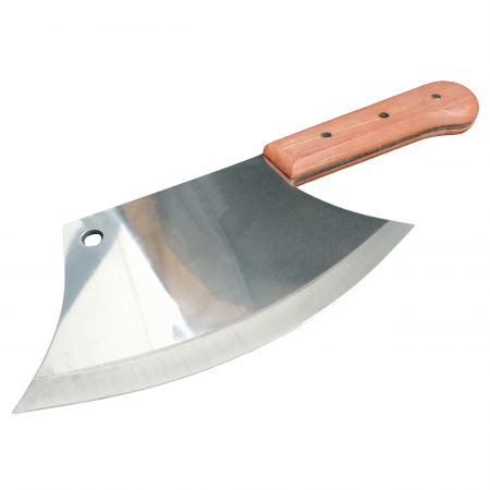 Satar pentru gatit IdeallStore®, otel inoxidabil, 36 cm, maner lemn [1]