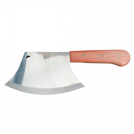 Cutite macelarie - Satar pentru gatit IdeallStore®, otel inoxidabil, 36 cm, maner lemn