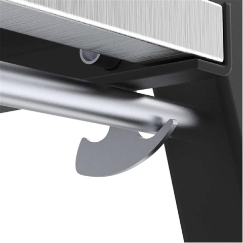 Scara pliabila aluminiu 4 trepte, DEPOX®, antiderapanta, compacta, negru, 138 cm [3]