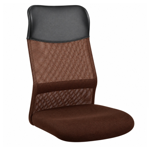 Accesorii mese si scaune - Ansamblu șezut și spătar pentru scaun de birou DEPOX®, material mesh, maro/negru, 46 x 47 cm
