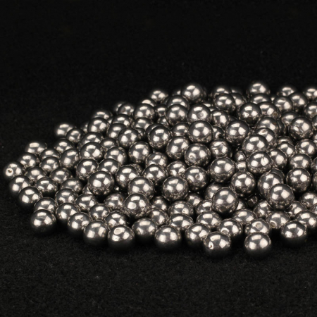 Set 1000 bile metalice IdeallStore®, Precision Target, airsoft si prastie, 6 mm, 0.75g, argintiu [7]