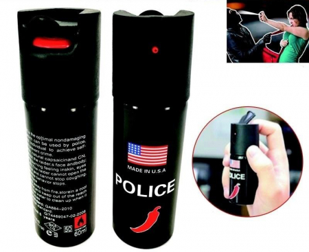Set 3 bucati Spray paralizant chili USA Police, IdeallStore®, 60 ml, husa inclusa [3]