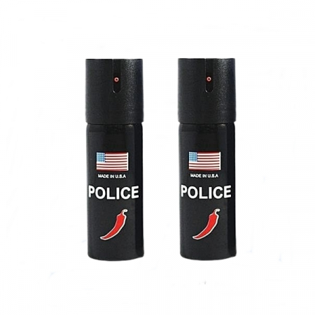 Spray autoaparare - Set 2 bucati Spray paralizant chili USA Police, DEPOX®, 60 ml