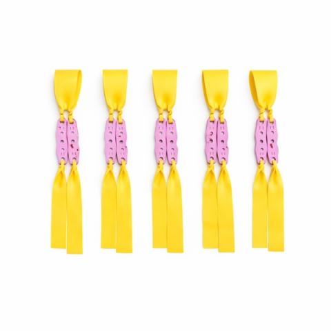 VANATOARE, DRUMETII & CAMPING - Set 5 benzi de schimb pentru praștie, cauciuc plat premium, galben