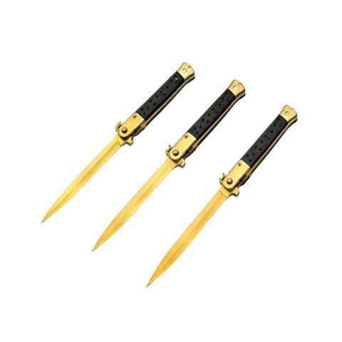 Set 3 Bricege tip Stiletto, deschidere manuala, 33 cm, lama metalica aurie [1]