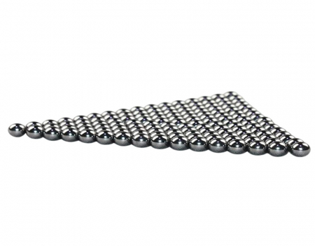 Set 500 bile metalice IdeallStore®, Combat Zone, airsoft si prastie, 7 mm, 0.75g, argintiu [2]