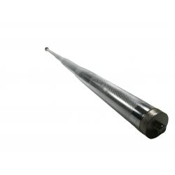 Set baston telescopic din otel, argintiu, 64 cm + box argintiu 1 cm grosime [4]