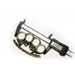 Set baston telescopic din otel, negru, 64 cm + box cranii [5]