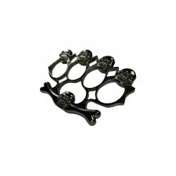 Set baston telescopic 66 cm + box-rozeta craniu negru [5]