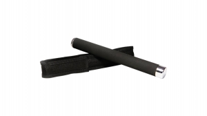 Set baston telescopic 65 cm argintiu + box negru 1 cm grosime [2]