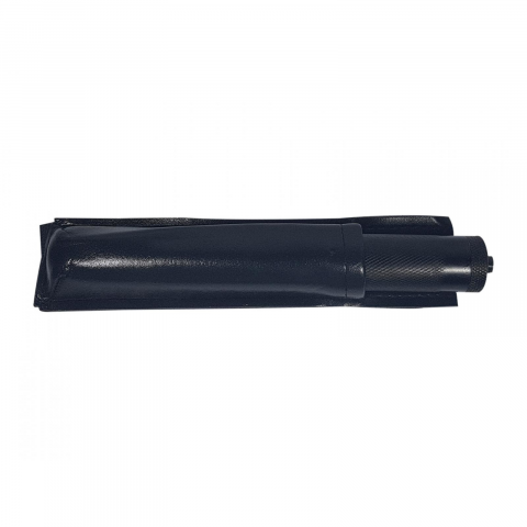 Baston telescopic 65 cm IdeallStore®, Total Defence, 4 sectiuni, negru, husa inclusa [2]