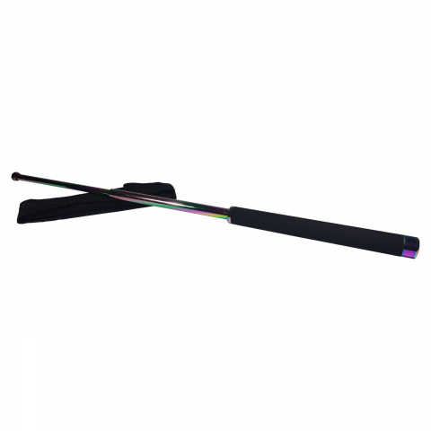 Set baston telescopic 66 cm + box negru 0.5 cm grosime [1]