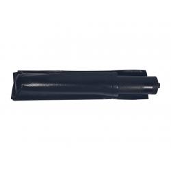 Set baston telescopic din otel, negru, 64 cm + box argintiu 0.5 cm grosime [3]