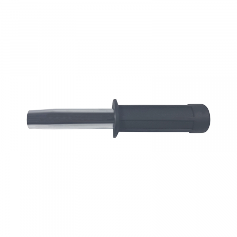 Set baston telescopic flexibil argintiu, maner cauciuc, 47 cm  + box argintiu 0,5 cm grosime [2]