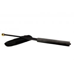 Set baston telescopic flexibil negru 47 cm +  box negru 0.5 cm grosime [1]