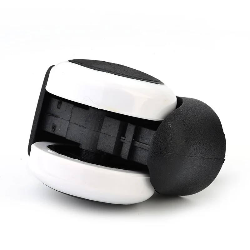 Set baza pentru scaun directorial plastic, 64 cm si rolă universală, cauciuc [4]
