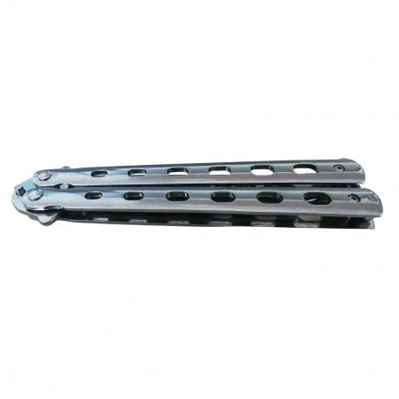 Set briceag de antrenament IdeallStore®, Basic Blade, otel inoxidabil, 22 cm si nunceag din lemn [10]