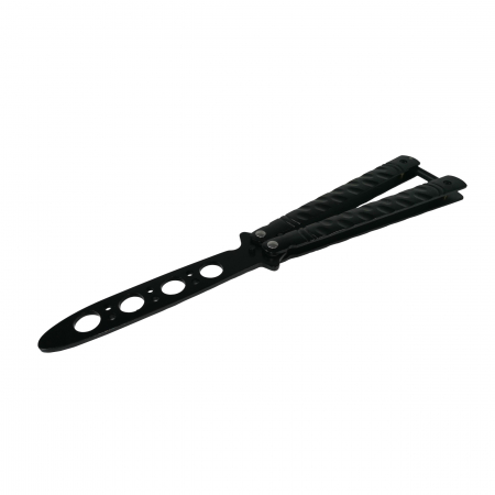 Set briceag fluture, rozeta si 6 cutite de aruncat, otel inoxidabil, negru [3]