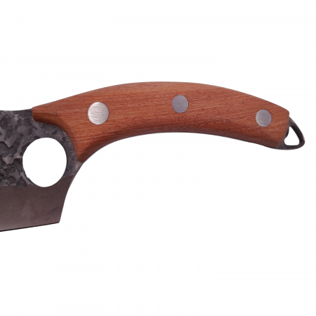 Set bucatarie IdeallStore®, Japanese Blades, satar, cutit si suport magnetic, otel inxodabil, maro [3]