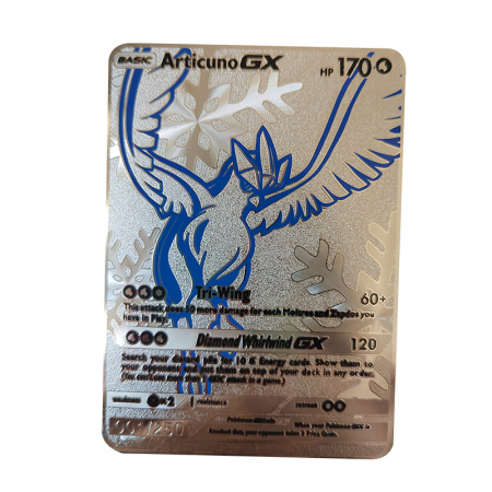 Set cartonase Pokemon IdeallStore®, Silver GTX, editie de colectie, 55 bucati, argintii [6]