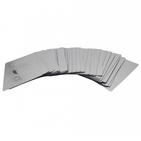 Set cartonase Pokemon IdeallStore®, Silver GTX, editie de colectie, 55 bucati, argintii [2]