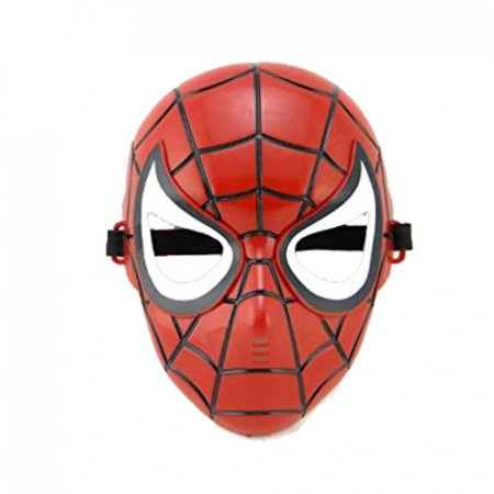 Set costum Ultimate Spiderman pentru copii, 100% poliester, rosu si masca plastic, 5-7 ani, 110-120 cm [1]