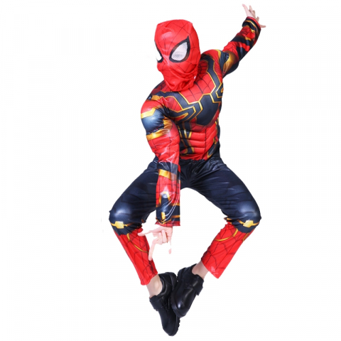 Set costum Iron Spiderman IdeallStore®, New Attitude, 6 ani, rosu [1]