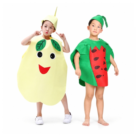 Costume si seturi pentru copii - Set costume pentru copii Pepene si Para DEPOX®, verde/galben, marime universala