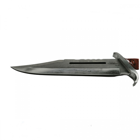 Set Cutit Baioneta 42 cm si Maceta Rambo 56,5 cm, IdeallStore®, Teaca inclusa [5]
