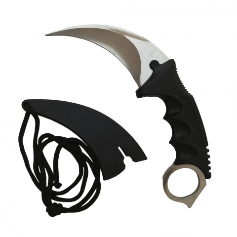 Set doua cutite karambit IdeallStore®, Comando Specialist, otel inoxidabil, multicolor, 20 cm [1]