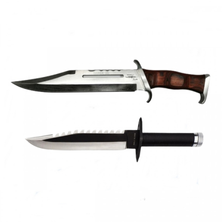Cutite & seturi de cutite - Set Cutit de vanatoare si Baioneta Rambo, IdeallStore®, Teaca inclusa
