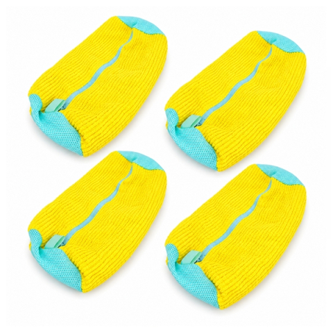 Accesori casa & gradina - Set de patru saci pentru spalarea incălțămintei  DEPOX®, Protecție și Curățare Eficientă, Galben