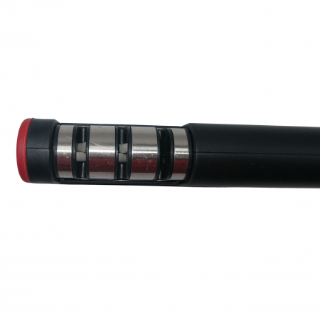 Set de macelarie IdeallStore®, cutit bucatarie, filetat, satar, suport magnetic si ascutitoare, otel inoxidabil [15]
