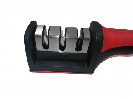 Set de macelarie IdeallStore®, filetat, cutitul bucatarului, ascutitoare si suport magnetic, otel inoxidabl [15]