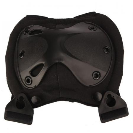 Set de protectie, Tactical Gear, genunchiere si cotiere, nylon, marime universala, negru [5]