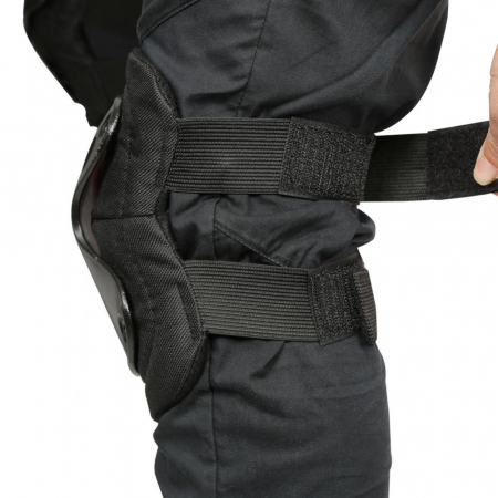 Set de protectie, Tactical Gear, genunchiere si cotiere, nylon, marime universala, negru [9]