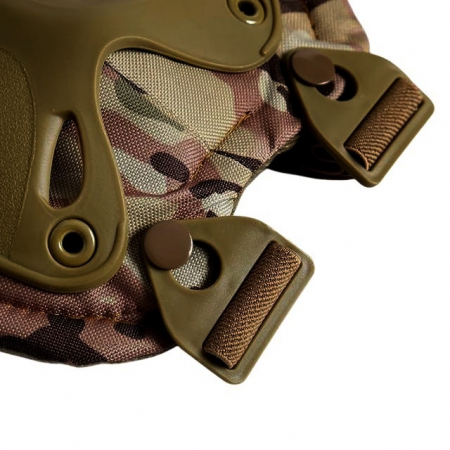 Set de protectie, Tactical Gear, genunchiere si cotiere, nylon, marime universala, camuflaj [2]