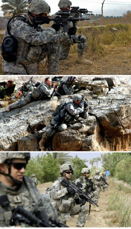 Set de protectie, Tactical Gear, genunchiere si cotiere, nylon, marime universala, camuflaj [3]