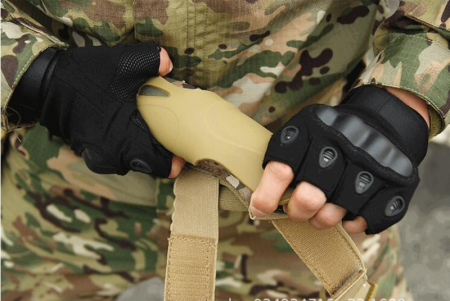 Set de protectie, Tactical Gear, genunchiere si cotiere, nylon, marime universala, Desert Camuflaj [6]