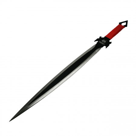 Set de vanatoare IdeallStore®, Sabie Red Ronin si cutit King Cobra , otel inoxidabil, negru [9]