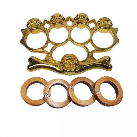 Pumnaluri si boxuri - Set doua boxuri autoaparare IdeallStore®, otel inoxidabil ,auriu