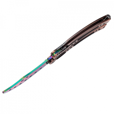 Set doua briceaguri de antrenament IdeallStore®, Inferno Blades, otel inoxidabil, 24 cm, multicolor [2]