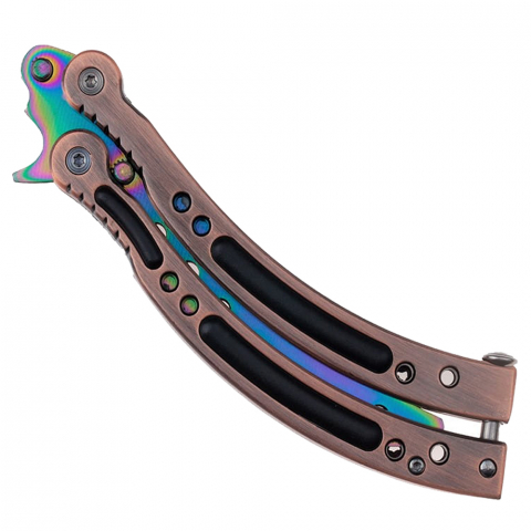 Set doua briceaguri de antrenament IdeallStore®, Inferno Blades, otel inoxidabil, 24 cm, multicolor [1]