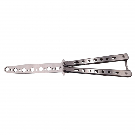 Set doua briceaguri fluture de antrenament IdeallStore®, Distortion Butterfly, otel inoxidabil [6]