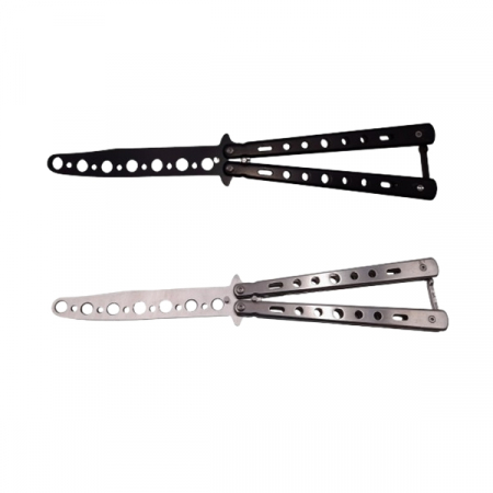 SPORT & TIMP LIBER - Set doua briceaguri fluture de antrenament IdeallStore®, Distortion Butterfly, otel inoxidabil