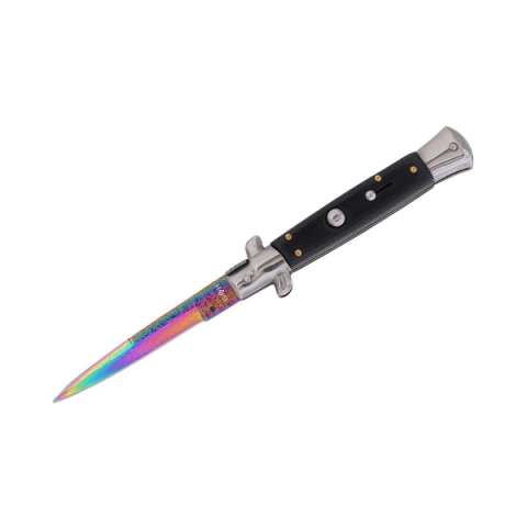 Set doua bricege cu arc, design italian clasic, husă inclusă, 22 cm, auriu/multicolor [13]