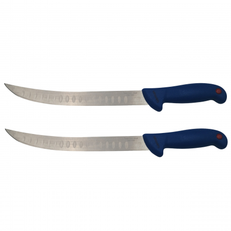 Cutite & seturi de cutite - Set doua cutite bucatar IdeallStore®, Chef's Knife, otel inoxidabil, 38 cm, albastru