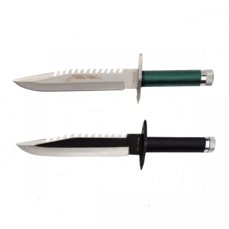 Cutite & seturi de cutite - Set doua Cutite de Vanatoare FirstBlood, IdeallStore®, 35 cm, Teaca inclusa