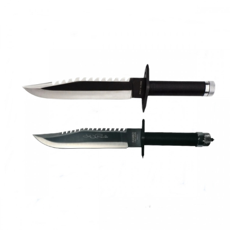 Cutite & seturi de cutite - Set doua cutite de vanatoare John Rambo, IdeallStore®, Teaca inclusa