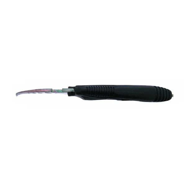Set doua cutite karambit vanatoare DEPOX®, lamă fixă, oțel inoxidabil 420, negru/rainbow, 19 cm [7]